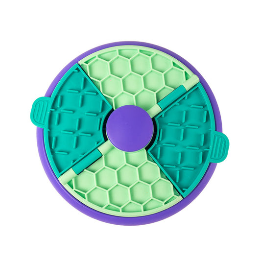 Rotating Slow-Feed Puzzle Bowl